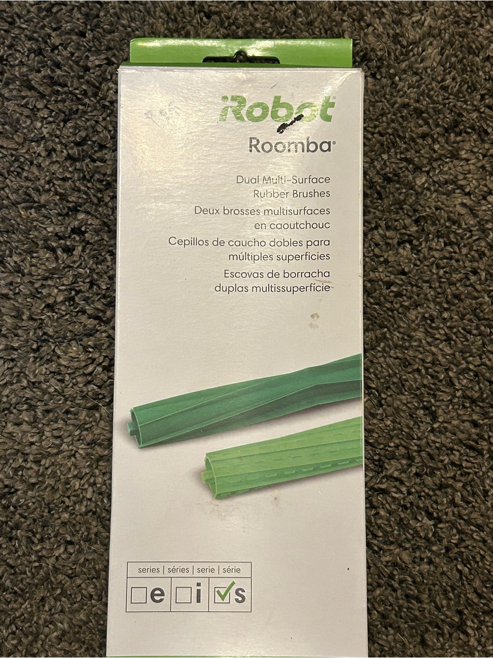 iRobot Roomba Dual Multi-Surface Rubber Brushes - Green